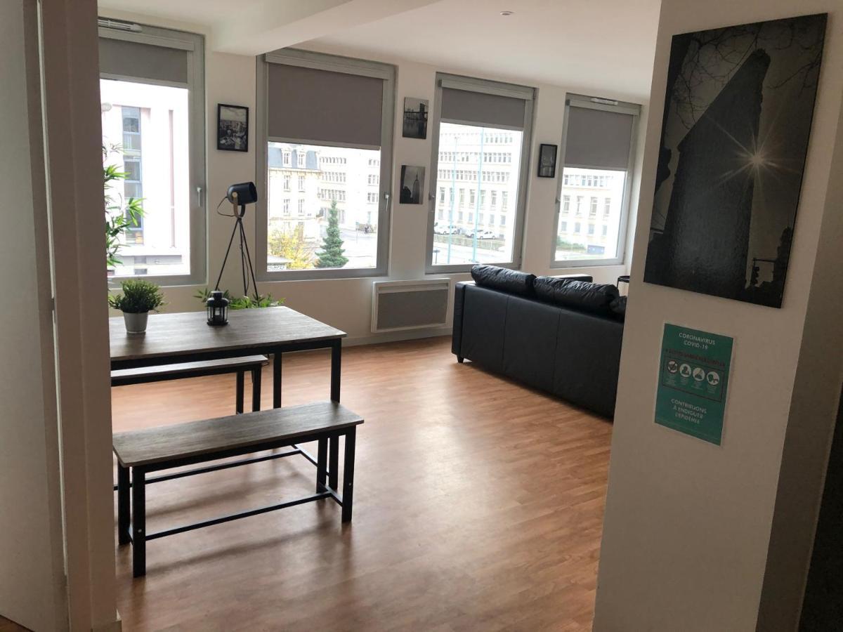 Hyper Centre - Wifi Fibre Gratuit - Jergweloh - Le New Yorkais Apartman Caen Kültér fotó