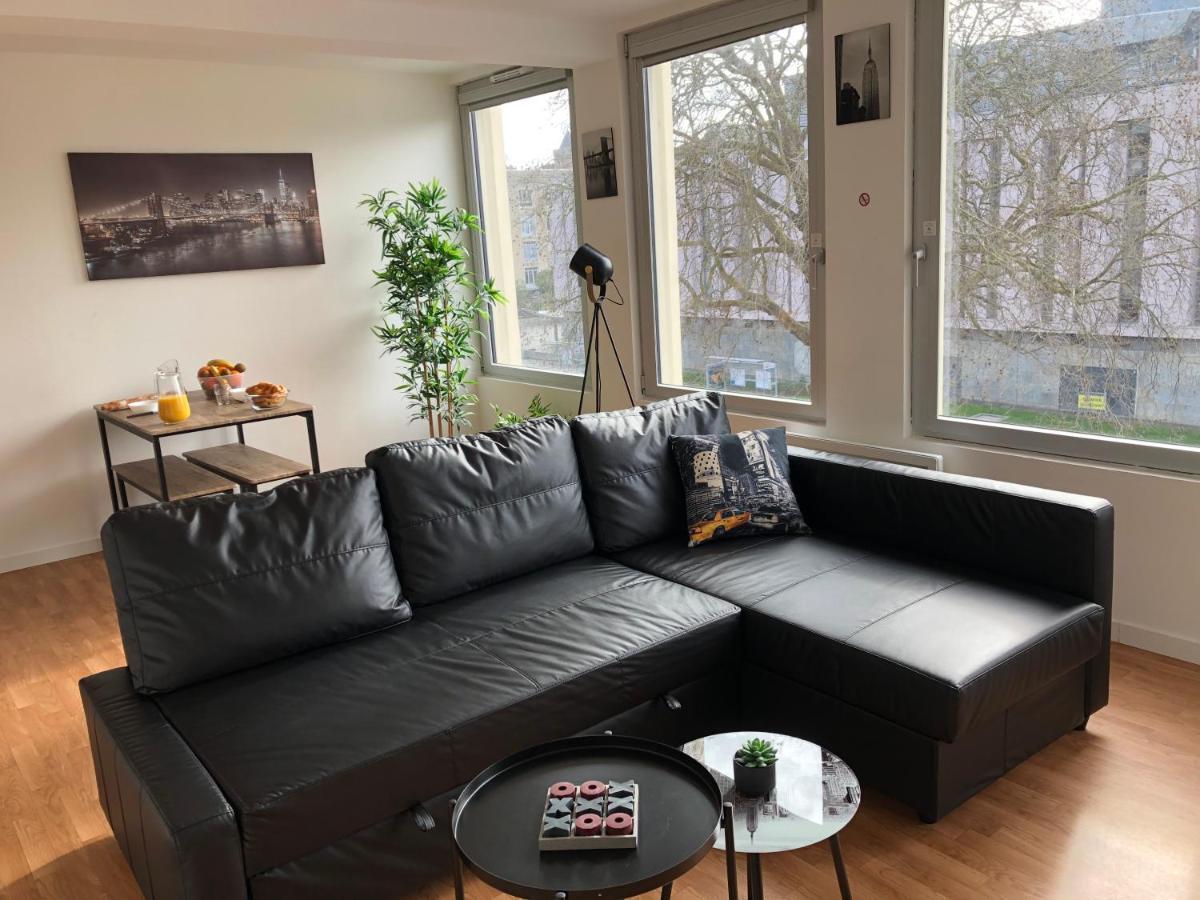 Hyper Centre - Wifi Fibre Gratuit - Jergweloh - Le New Yorkais Apartman Caen Kültér fotó